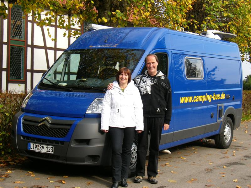 Bavariacamp Soly L Sol y Sombra und die Campingbusrocker Gabriela und Juergen Reinert