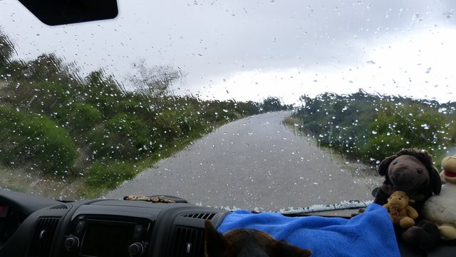 Sardinien Schnee