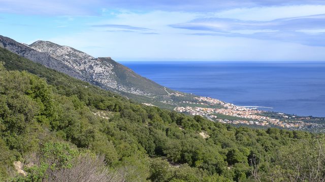 Blick auf Cala Gonone