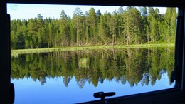 Schweden See Lossen Wohnmobil