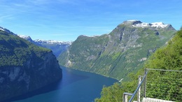 Norwegen Geirangerfjord Wohnmobil