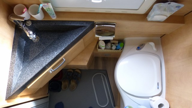 Campingbus Toilette 